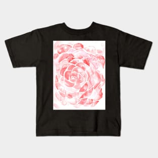 Scales of a Rose Flower Kids T-Shirt